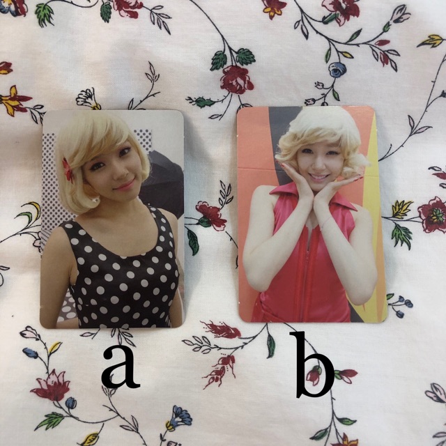 SNSD Hoot Album Tiffany Photocard