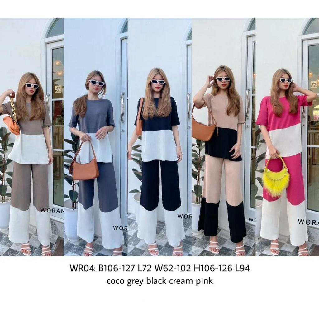 WR04 - LADY SET PANTS / SETELAN WANITA IMPORT BKK / SET WANITA / SETELAN BANGKOK / POBKK