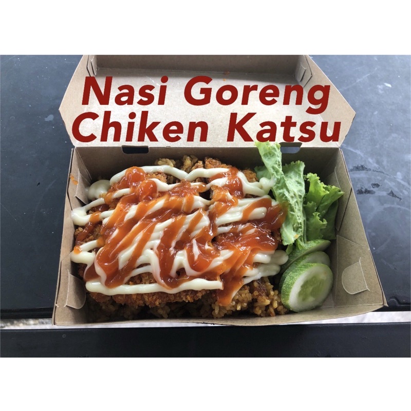 Nasi goreng chiken katsu