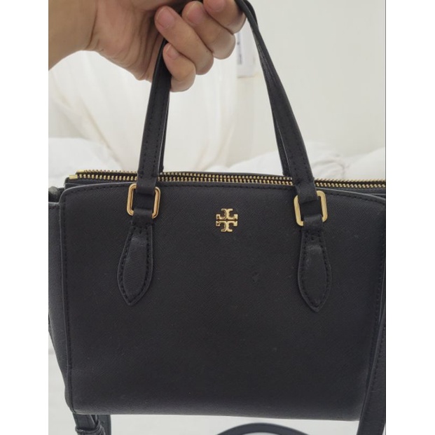 Preloved Tory Burch Emerson Mini Top Zip Tote Bag Original