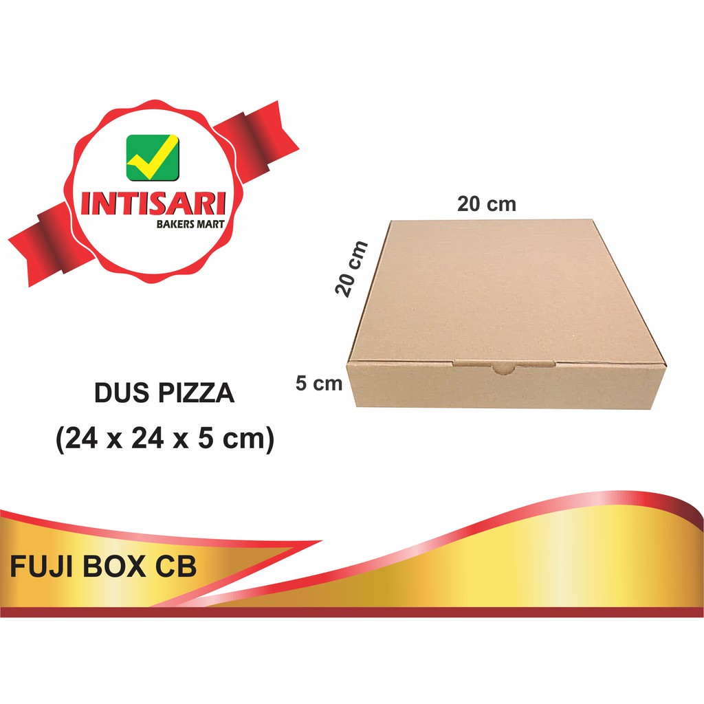 

[10 PCS] DUS PIZZA 24 x 24 x 5 cm FUJI BOX CB