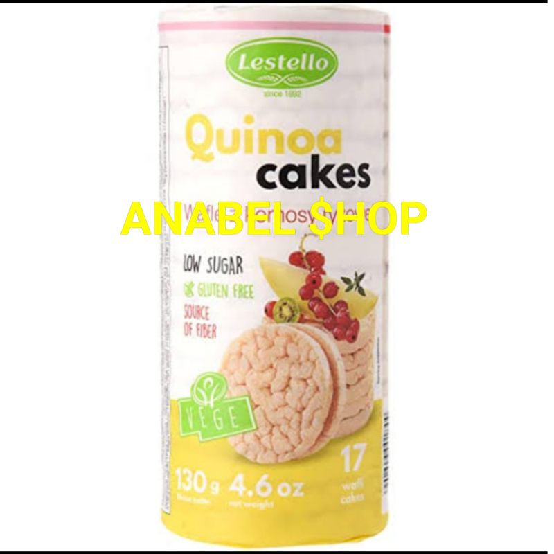 

Lestello Quinoa Cakes Wafle Gluten Free Snack Diet Kue Kering