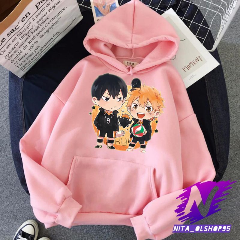 hoodie anak anime haikyuu