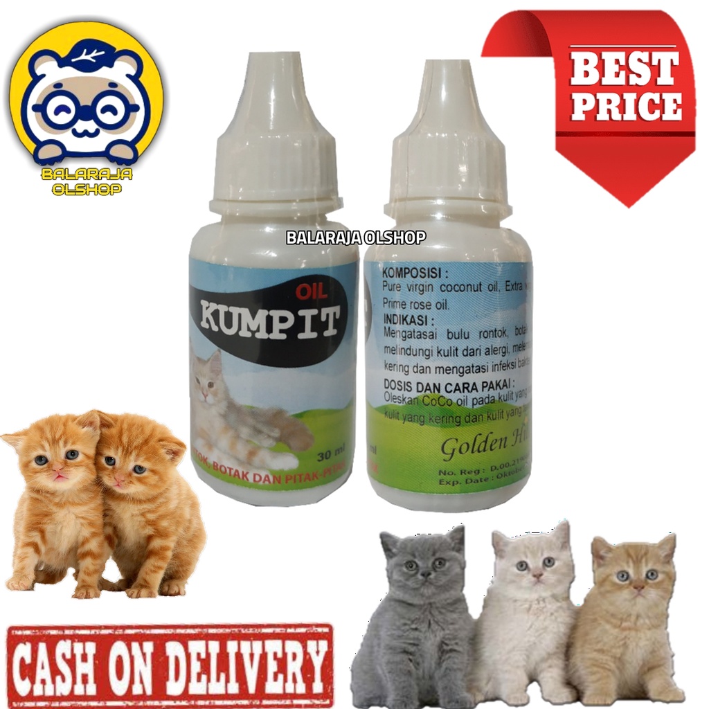 VITAMIN PENUMBUH BULU OBAT KUCING BULU RONTOK - KUMPIT