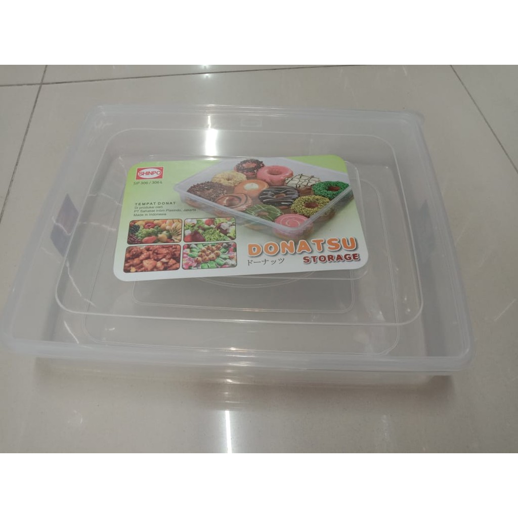 Jual Kotak Tempat Kue Box Donat Donut Shinpo Donatsu Sip Shopee Indonesia