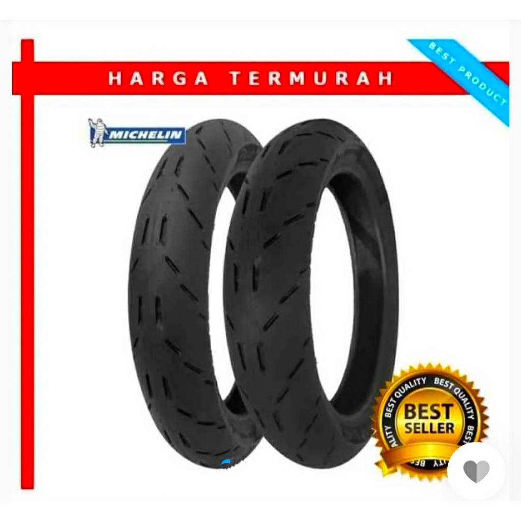 BAN TUBELESS Tubless MICHELIN 90 80 Ring 14 90/80x14 PILOT MOTO GP