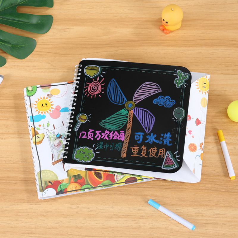 

DRAWING BOOK - Buku Gambar Ajaib Reusable bisa di hapus - Buku Edukasi Anak