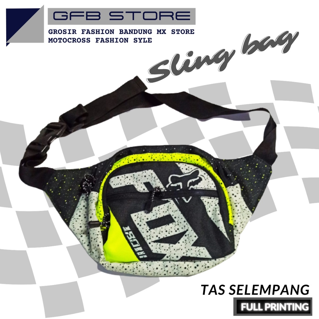 motocross shawl bag | sling bag motocross | tas selempang cross | tas selempang trail