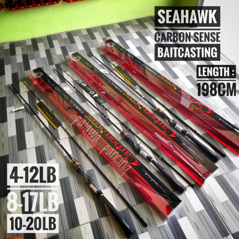 rod seahawk carbon sense