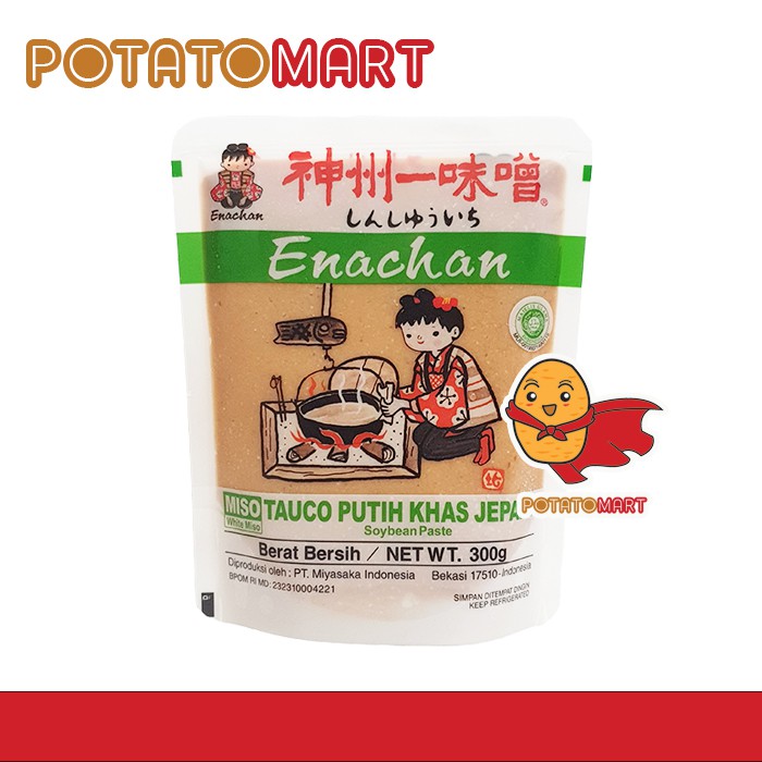 

Enachan Miso Paste 300g - Tauco Putih Jepang - Halal