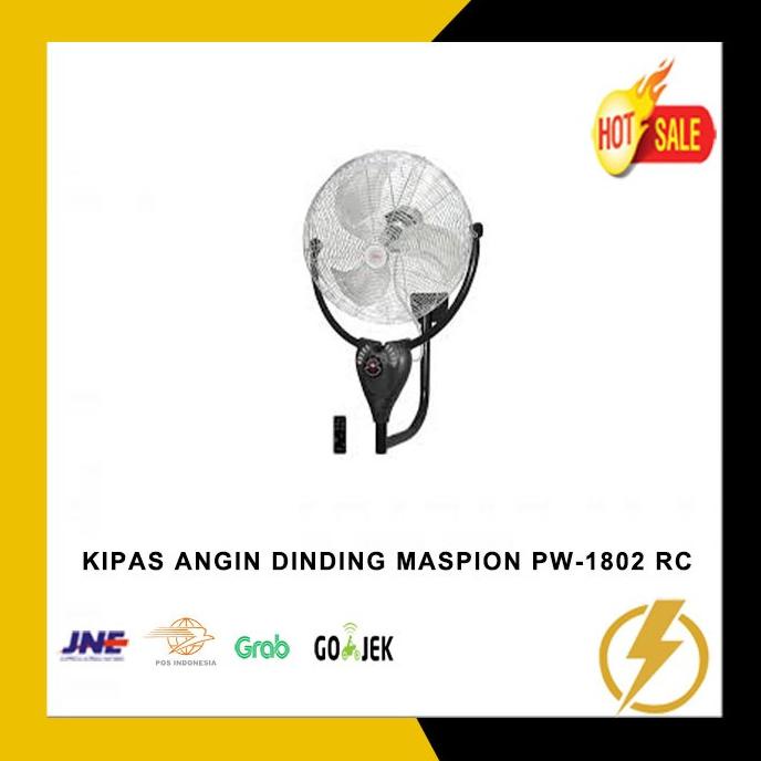 KIPAS ANGIN DINDING INDUSTRI REMOTE MASPION PW 1802 RC