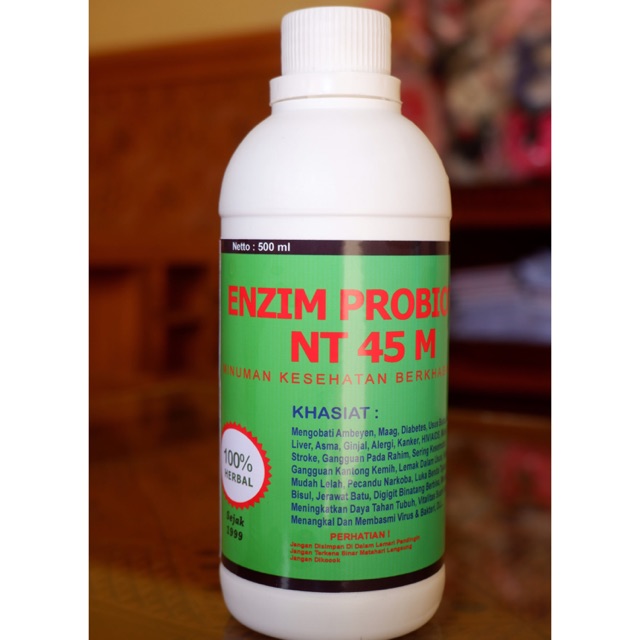ENZIM PROBIOTIK NT 45 M | Enzim Probiotik | Minuman Kesehatan Enzim