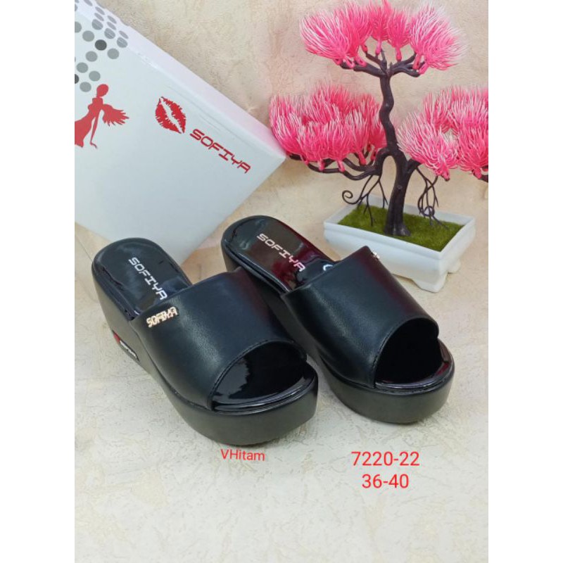 SANDAL WEDGES IMPORT WANITA SOFIYA 7220-22-4