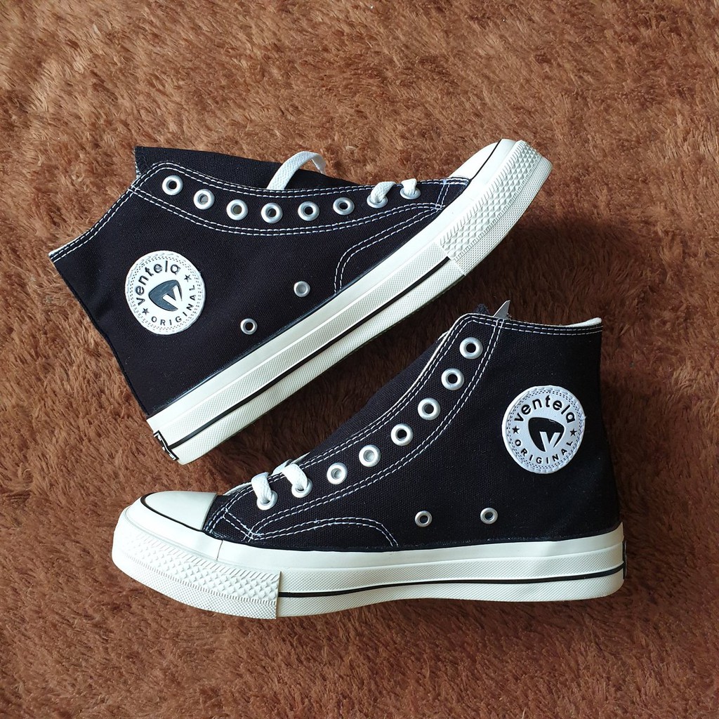 VENTELA BTS 70s LOW CREAM BLACK / VENTELLA 70's HIGH BLACK NATURAL /NOT PUBLIC ORIGINAL / ORI-4