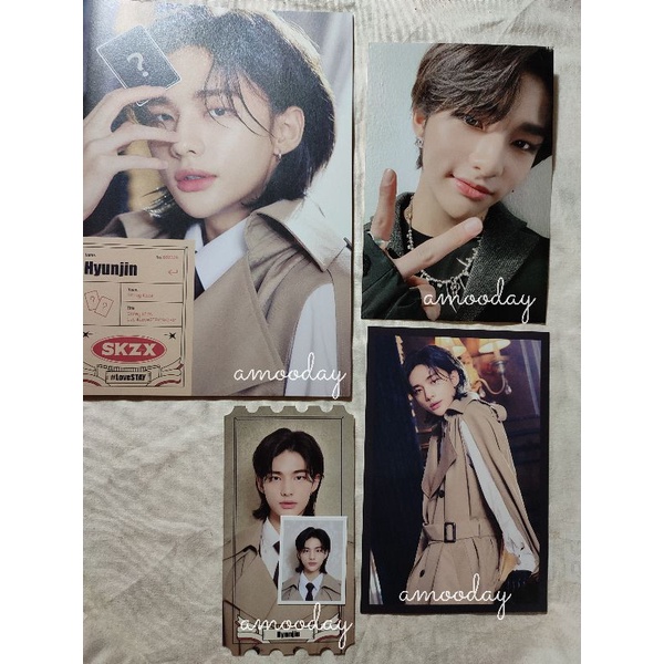 [BUNDLE] STRAY KIDS LOVESTAY SKZ-X HYUNJIN SET + PHOTOPRINT HYUNJIN DISTRICT 9