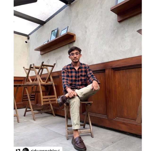 RAJIB - Sepatu Loafers Pria | Loafers Adrian  Tassel BURGUNDY