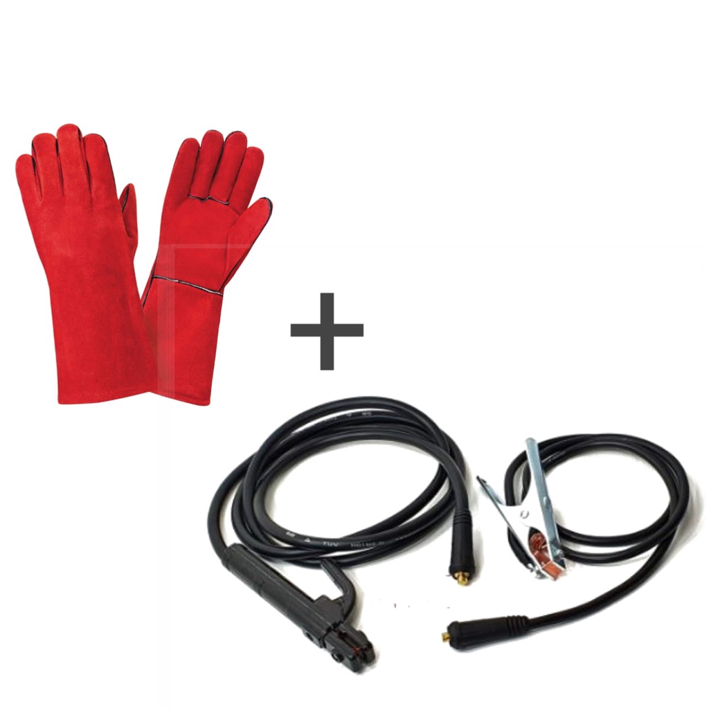 PAKET Kabel Las 5m Super Flexible Travo Inverter bonus SARUNG TANGAN LAS AWET TANG LAS 200A SET TANG MASA 300A KABEL STANG LAS 200A JEPITAN LAS 200 AMPER SET