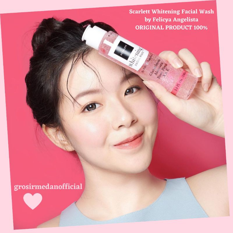 SCARLETT BRIGHTENING FACIAL WASH - OILY SKIN - NORMAL SKIN - ORI BY FELICYA ANGELISTA