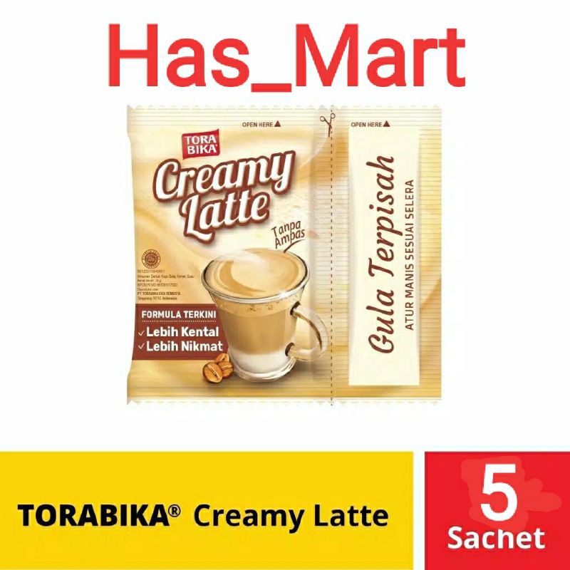 TORABIKA Creamy Latte isi 5 sachet