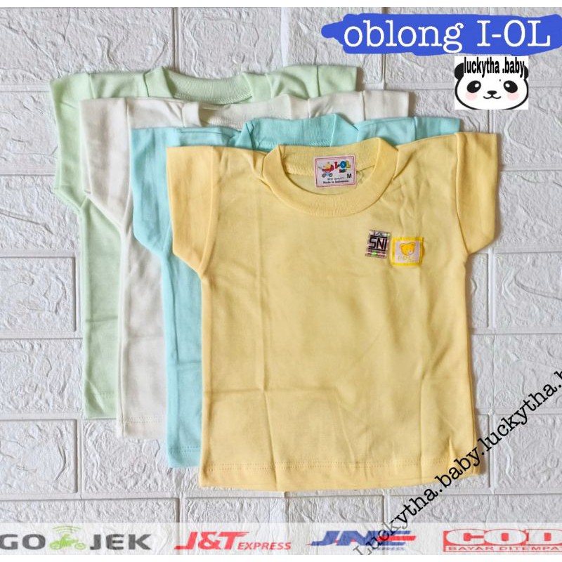 I-OL POLOS oblong bayi I-OL size s.m.l.xl / kaos oblong anak polos / kaos I-OL polos