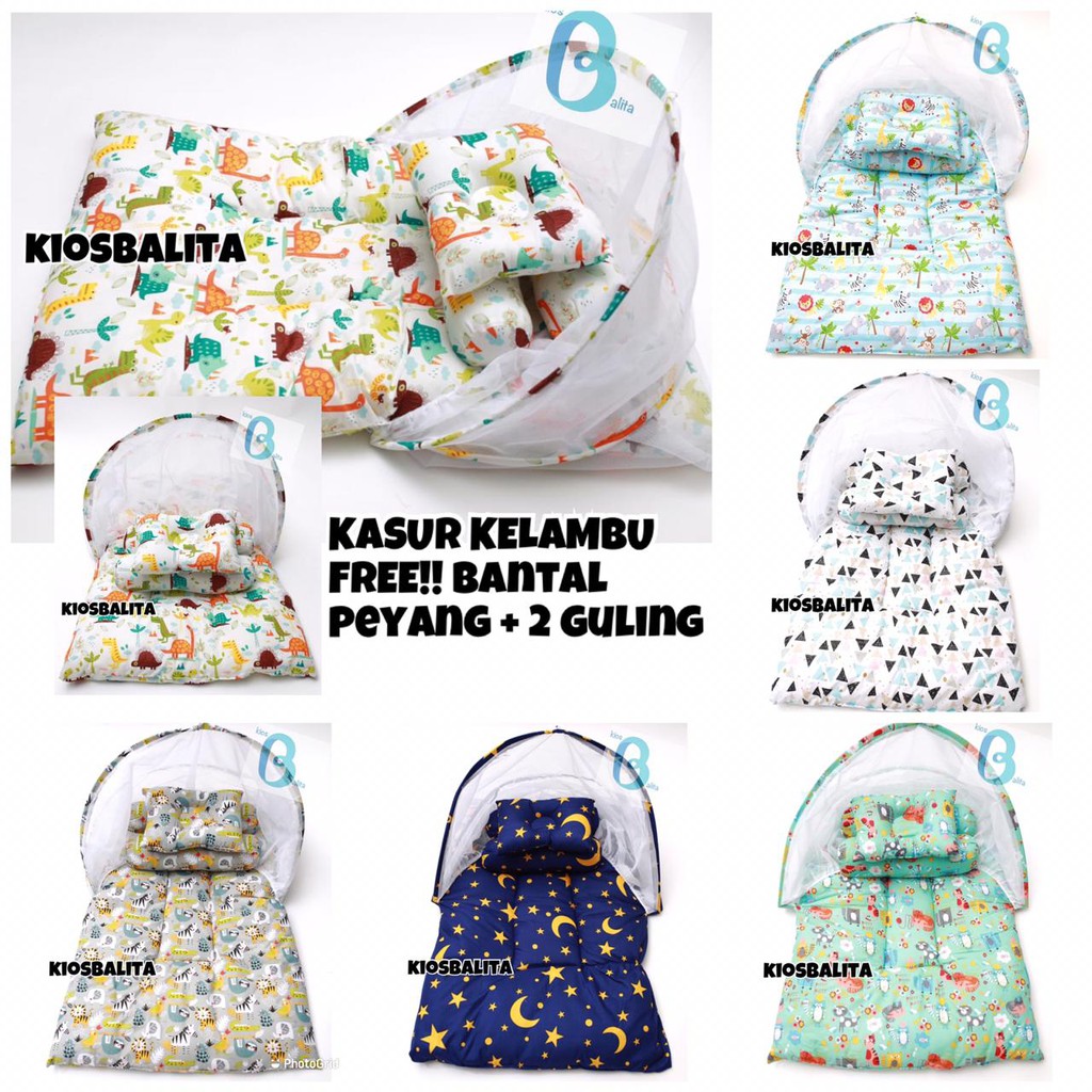 Kasur Bayi Bantal Guling Lipat Kelambu / Kasur bayi ...