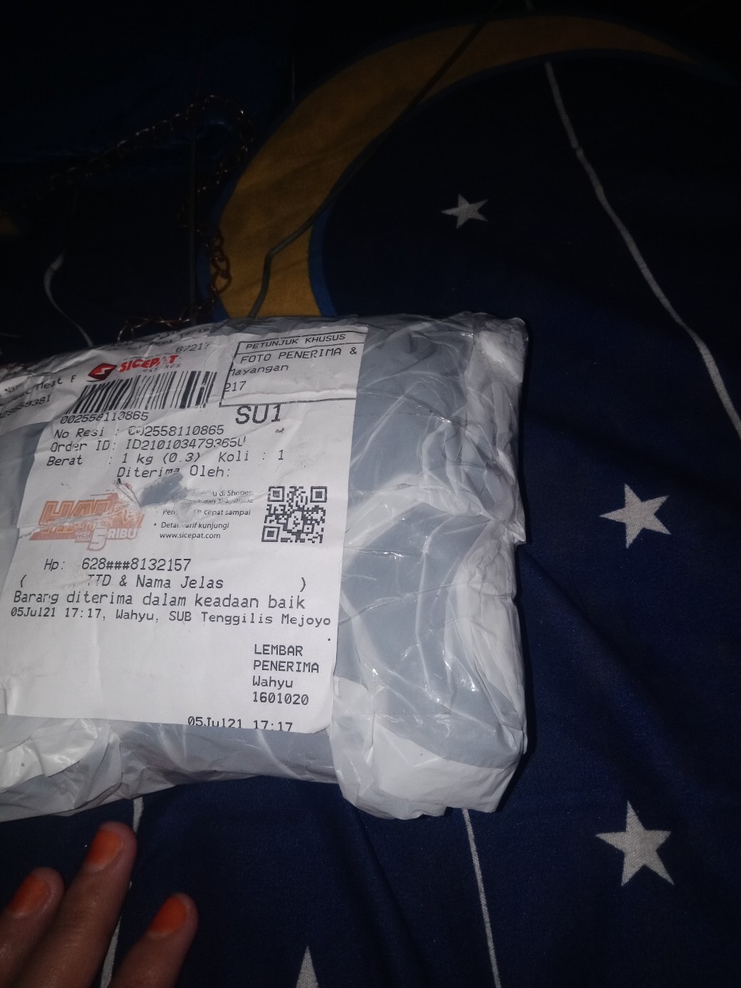 Tambahan Packing Ice Gel Dan Atau Aluminum Foil Agar Aman