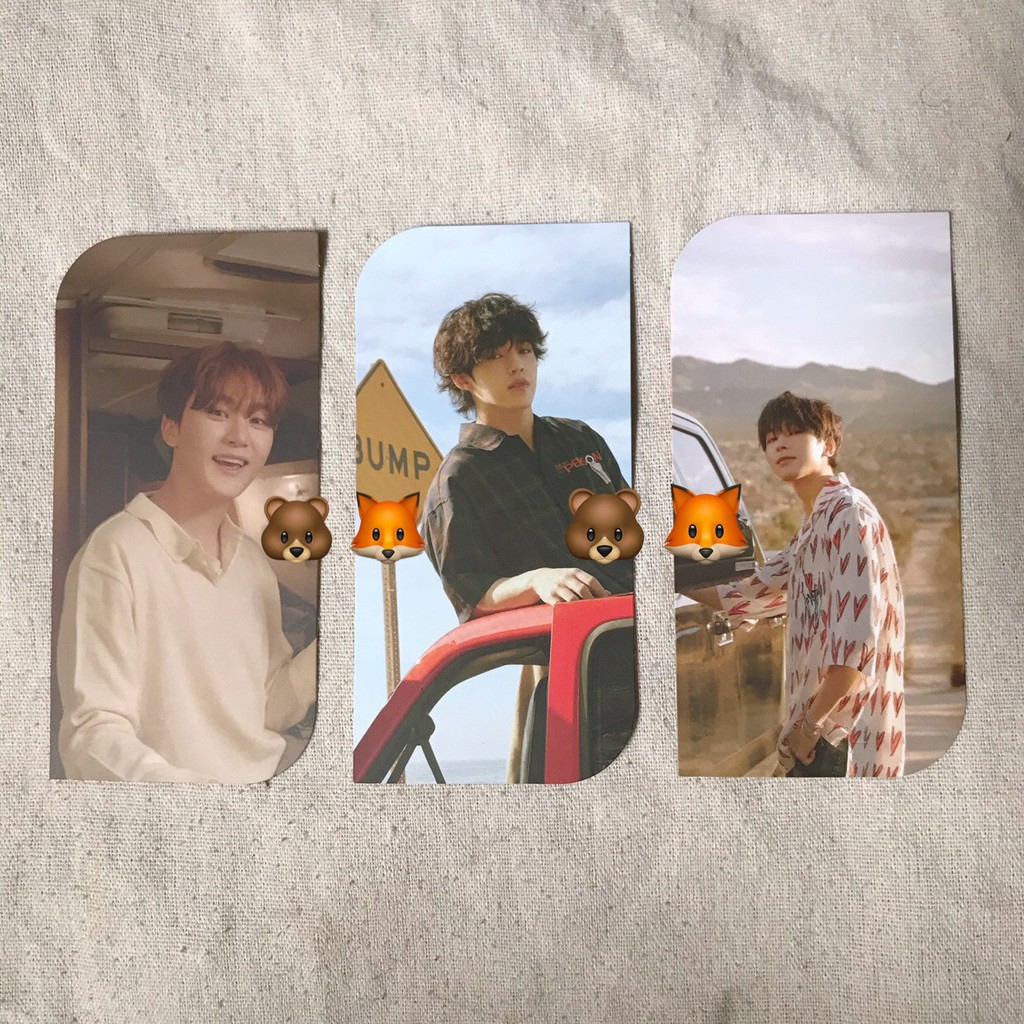 Official Bookmark BM Henggarae Set Version Seungkwan Scoups Seungcheol Wonwoo