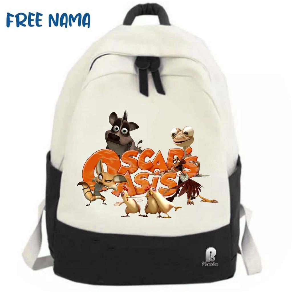 TAS RANSEL BACKPACK ANAK SEKOLAH MOTIF KARTUN OSCAR OASIS UNISEX (FREE NAMA)