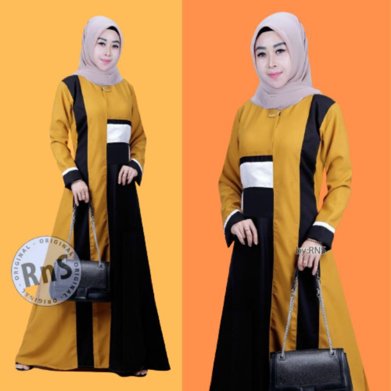 Baju Gamis Terbaru Lebaran 2021