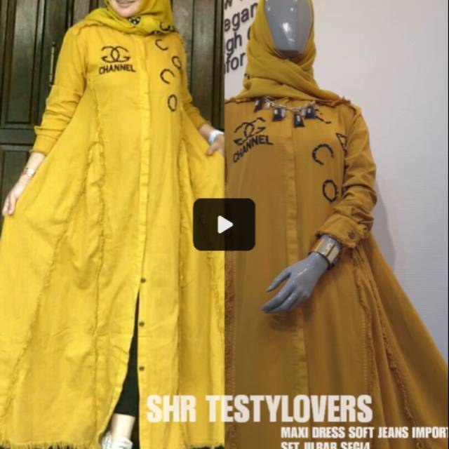 Shr gamis jeans import