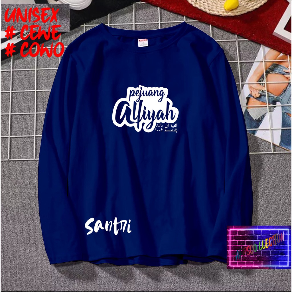 COD/ KAOS PEJUANG ALFIYAH /KAOS KATA KATA/KAOS TULISAN/KAOS HITS/KAOS KEKINIAN/SANTRIWATI/SANTRI/KAOS KATA KATA/KAOS HITS 2021/KAOS VIRAL 2021/KAOS BERGAMBAR /KAOS TULISAN/KAOS EKSPRESI/KAOS PRIA /TSHIRT PRIA DAN WANITA /