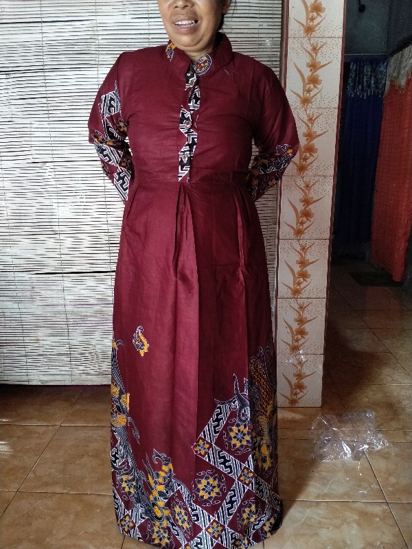 Gamis Batik Manggar, Padi,sekar,cantik,kubis,kipas,daun,kupu,nadine,gendis