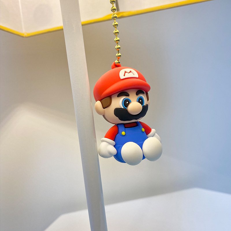 Super Mario Bros Game Lampu Malam Anime Figure Mario Lamp USB Charging LED Night Light Lampu Meja Kamar Tidur