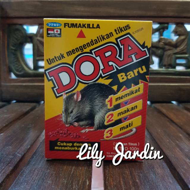 DORA Racun Tikus / Rodentisida / Racun Antikoagulan - 100 Gram
