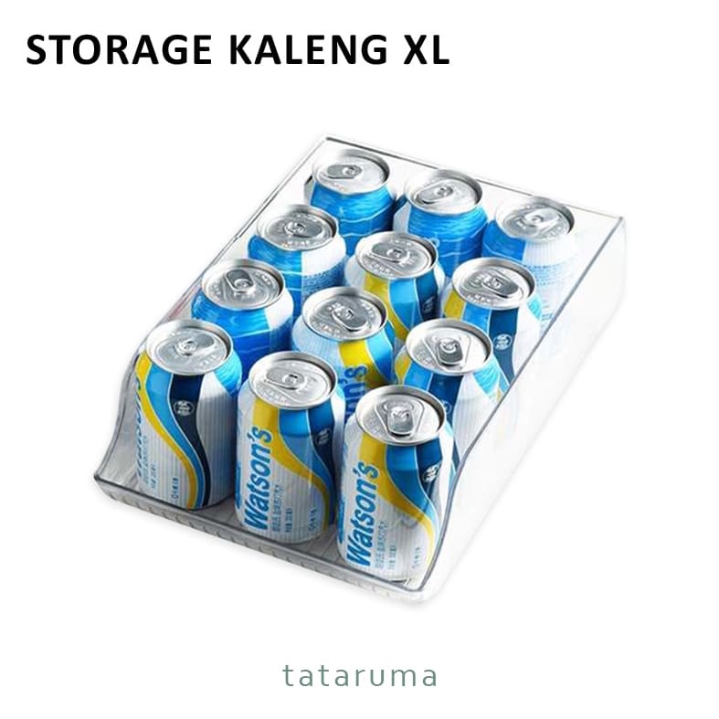 TATARUMA  Soji Kaleng XL - Tempat Penyimpanan Minuman Kaleng Beer Soda Botol Susu Kotak Kontainer Wa