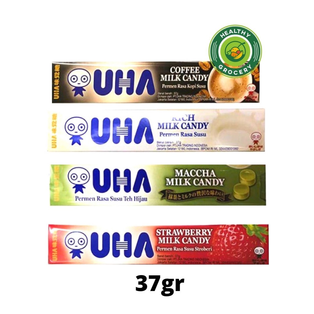 

UHa Stick milk Candy 37gr All Varian / Permen Rasa Susu