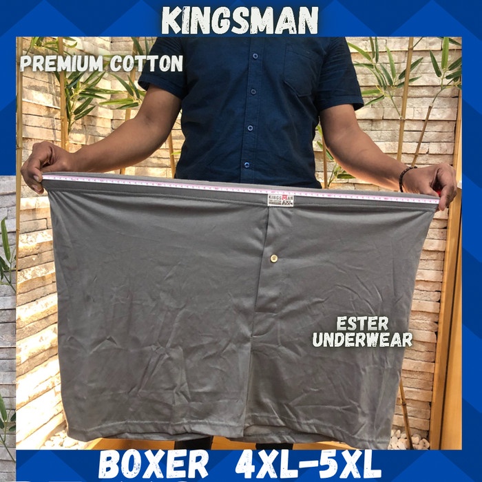 Celana Boxer Kingsman Super BIG SIZE Premium Cotton Isi 1 PCS