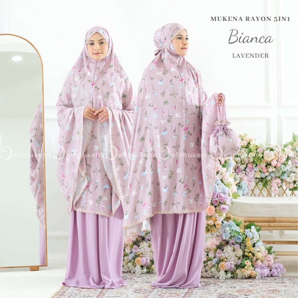 Mukena Dewasa Rayon 3in1 Bianca