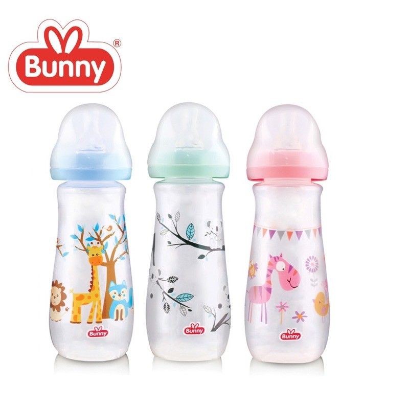 [ASAZI] LUSTY BUNNY Botol Susu Bayi 125ml 240ml / Botol susu bayi lucu / Botol susu cantik