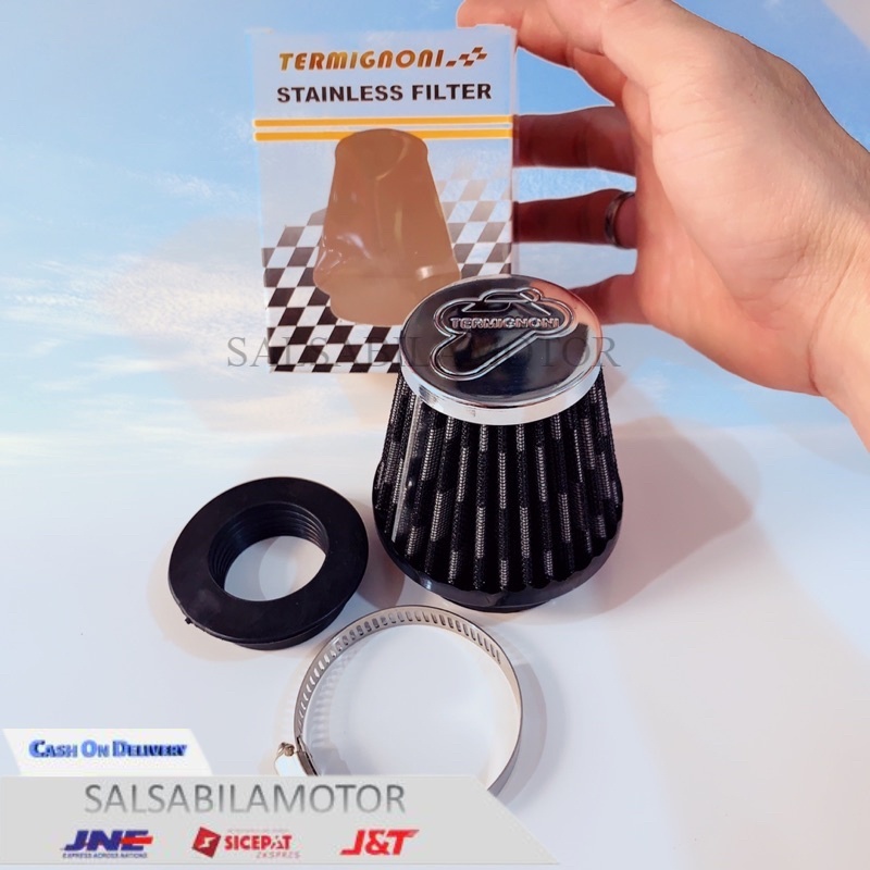 Filter Karbu Stenliss/Stainless Filter Koso PE 24/26/28/30/32 Universal aksesoris sparepart variasi 