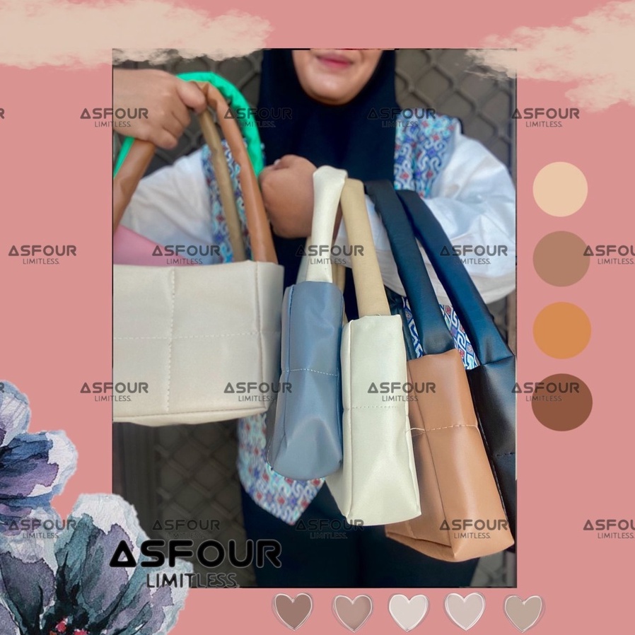 ASFOUR - Tas Puffy bag tas selempang bag handbag tas puffer tas korea wanita tas anti ribet tas lucu