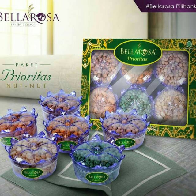 

paket Nut-nut bellarosa 6 toples