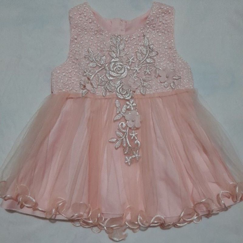 PRELOVED DRESS PESTA ANAK "PINK SALEM"