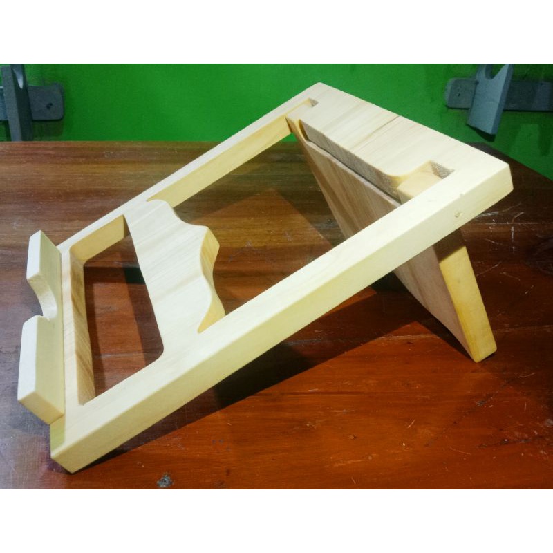 Meja Laptop Lipat Kayu/Stand Laptop Bahan kayu
