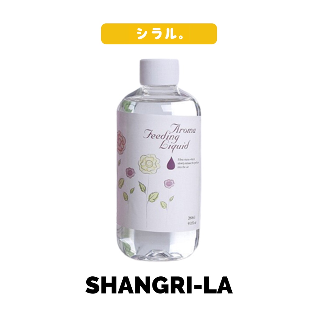 [260ml] Refill Reed Diffuser Aromatherapy Isi Ulang Pengharum Ruangan Aromaterapi Encounters Shangrila Jasmine Lavender-Shangri-La