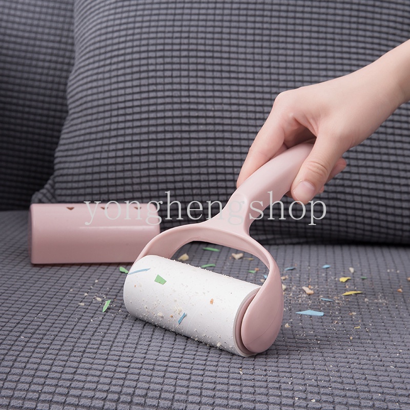 Roller Pembersih Debu / Rambut / Bulu Hewan Peliharaan Dengan Cover Untuk Karpet