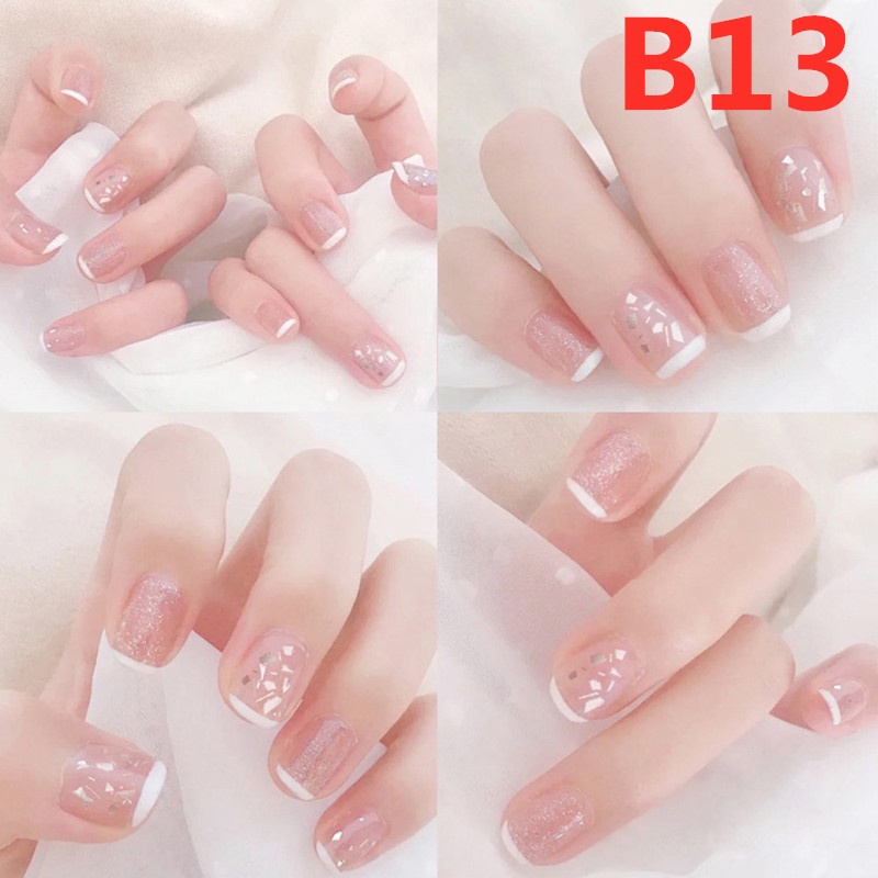 【COD】FLID 24pcs Kuku Palsu 3D Nikah Wedding False Fake Nail Nails  Nailart Pengantin Tangan