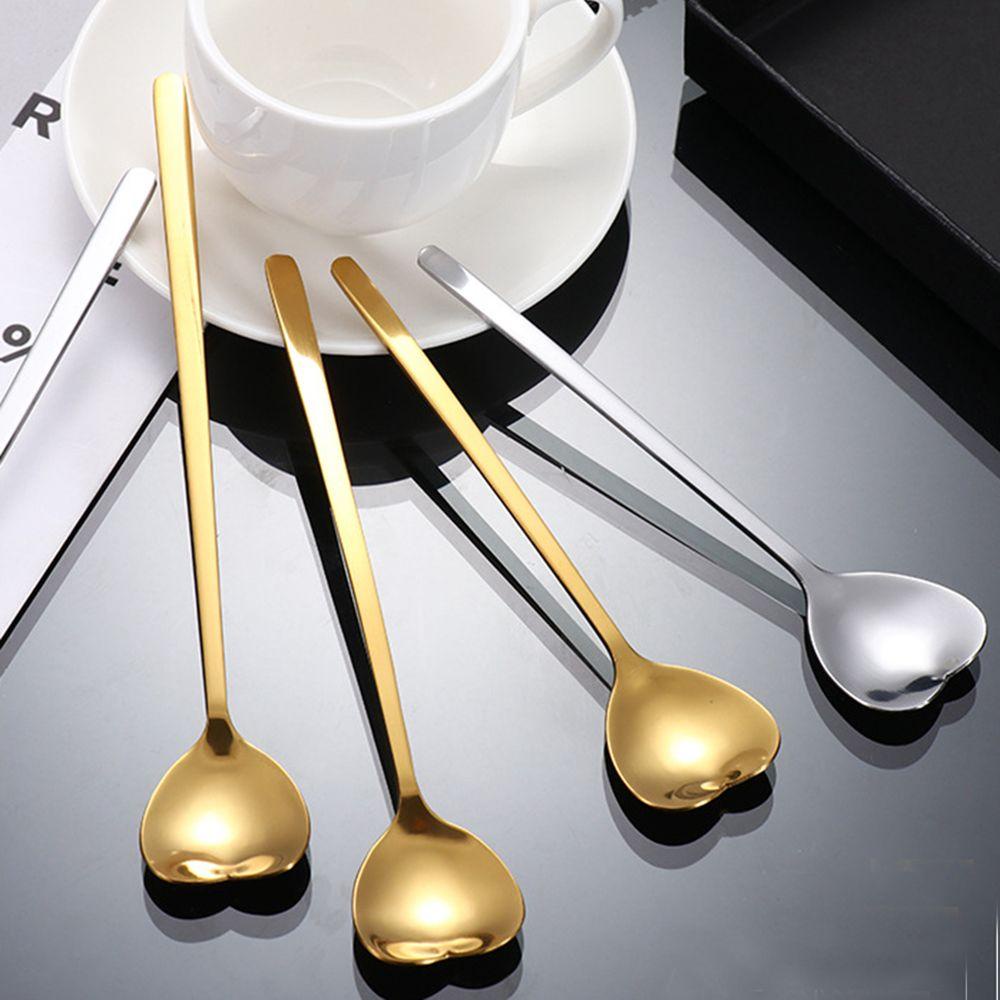 SOLIGHTER Coffee Scoop Home &amp; Living Tableware Kitchen &amp; Dining Supplies Stainless Steel Stir Spoon