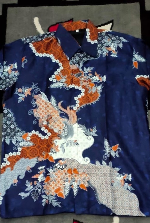 Kemeja Batik Semi Sutra Silky Premium Puring Istimewa