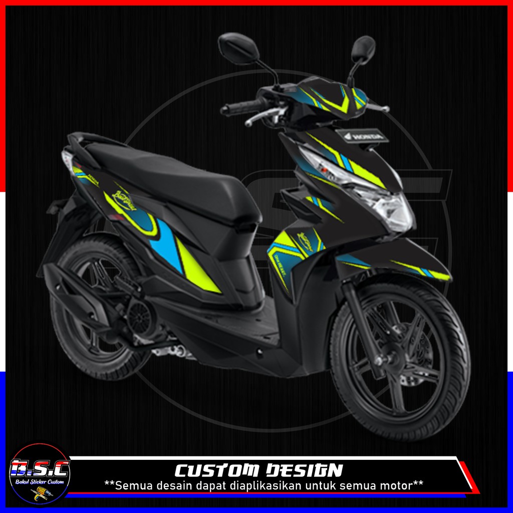 Sticker Striping Decal Full Body Beat Esp 2017 Motif Street Pupus
